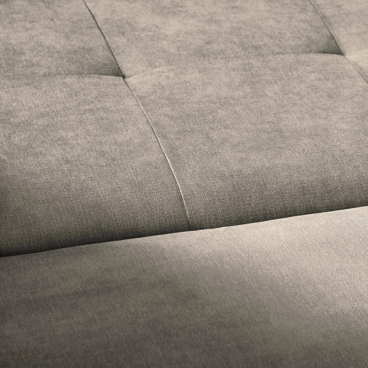 ECKSOFA Schlammfarben, Beige Flachgewebe  - Schlammfarben/Beige, Design, Kunststoff/Textil (175/271cm) - MID.YOU