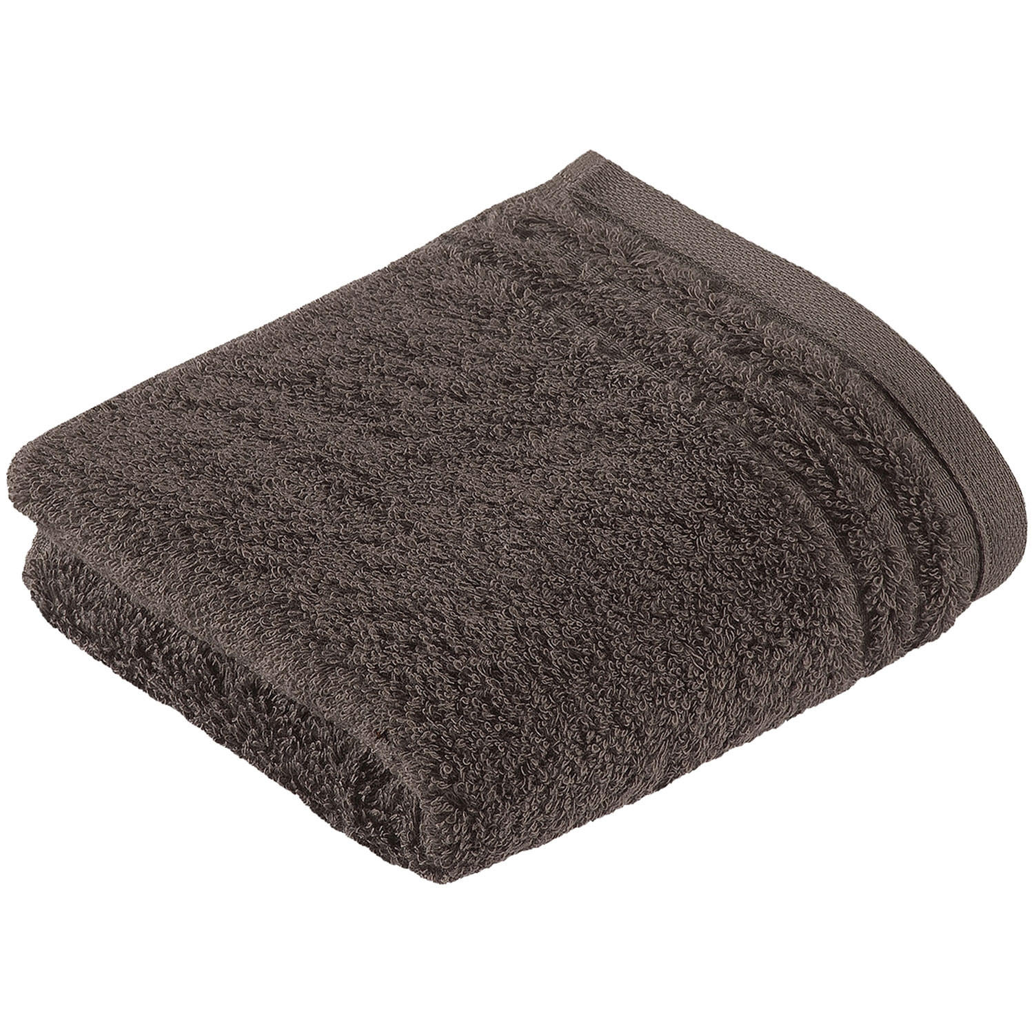 RUČNIK 50/100 cm , smeđa, siva Vienna Style Supersoft - siva/smeđa, Konvencionalno, tekstil (50/100cm) - Vossen