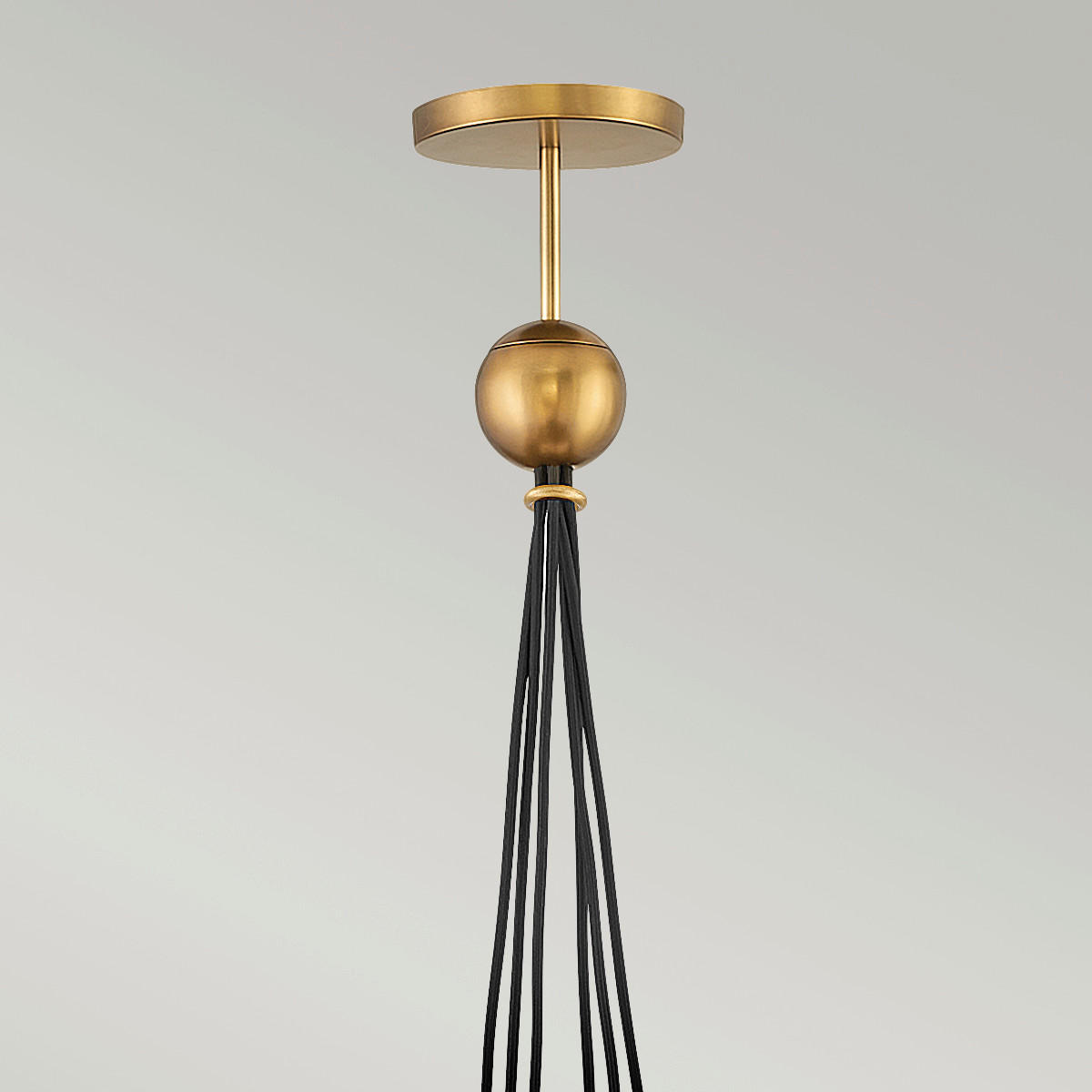 HÄNGELEUCHTE 58.9 /169.2 cm  - Messingfarben, Design, Glas/Metall (58.9 /169.2cm) - Elstead Lighting