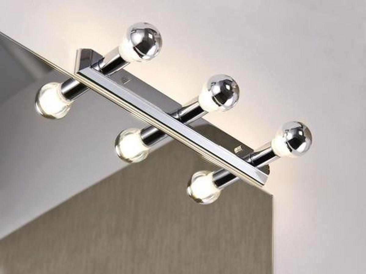 SPIEGELLEUCHTE MIRROR REGULA 42/7,5/5 cm   - Chromfarben, Design, Metall (42/7,5/5cm) - Paulmann