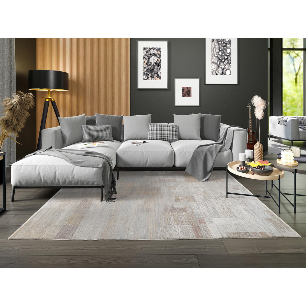 Thumbnail - Dieter Knoll Webteppich Tinto Citta, Gelb, Textil, Abstraktes, rechteckig, 200x290 cm, Oeko-Tex® Standard 100, für Fußbo...