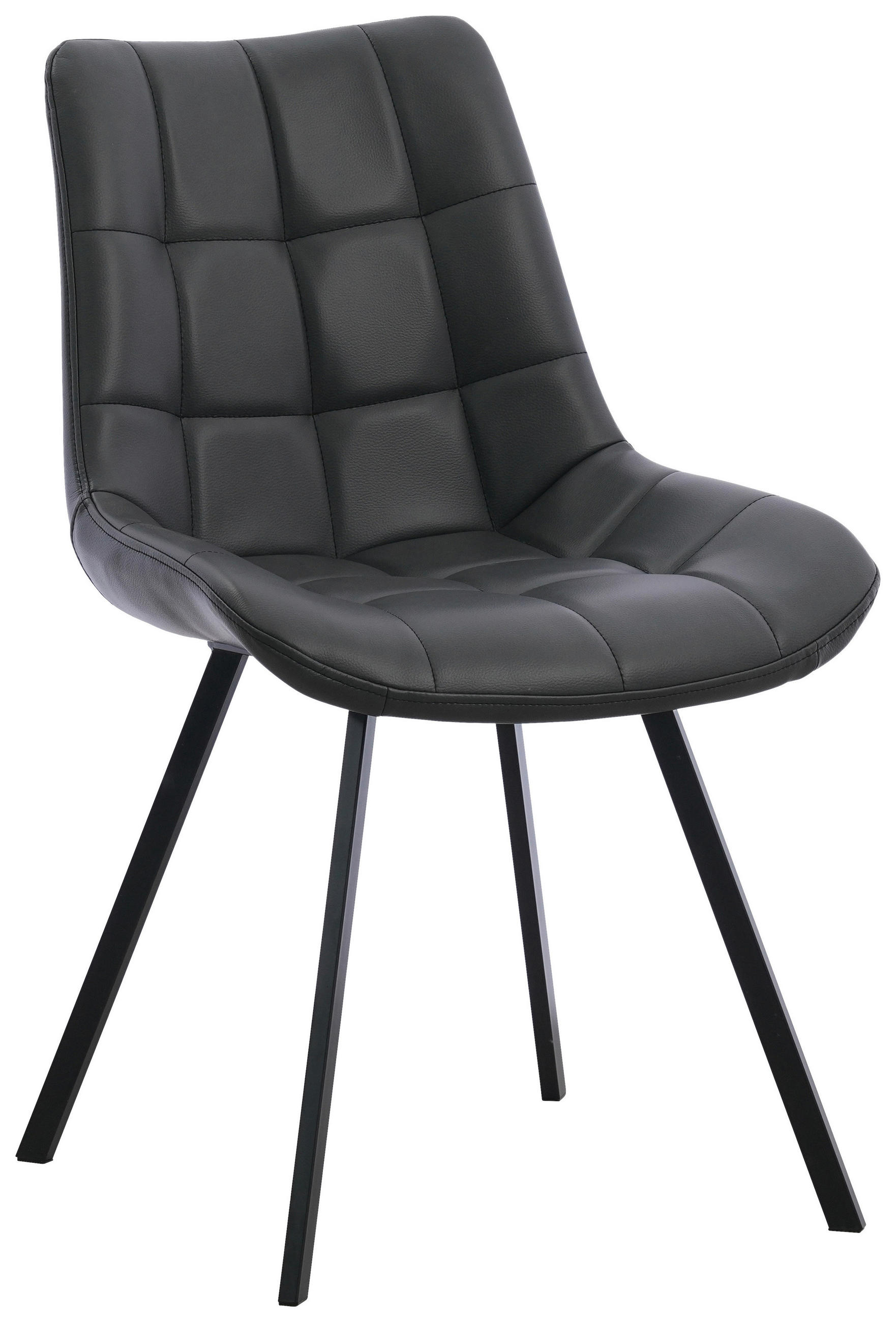 STUHL   Mikrofaser  Grau, Schwarz  - Schwarz/Grau, MODERN, Textil/Metall (54/86/62cm) - MID.YOU