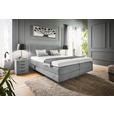 BOXSPRINGBETT 200/200 cm  in Grau  - Grau, KONVENTIONELL, Holz/Textil (200/200cm) - Dieter Knoll