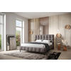 POLSTERBETT 180/200 cm  in Schlammfarben  - Schlammfarben/Schwarz, Modern, Holz/Holzwerkstoff (180/200cm) - MID.YOU