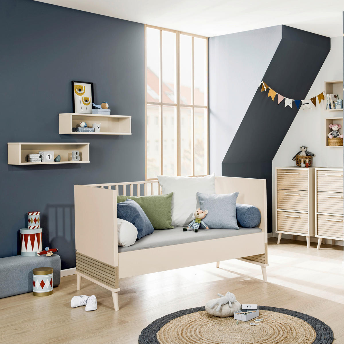 UMBAUSEITEN Eefje  - Beige, Basics, Holzwerkstoff (139cm) - Paidi