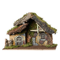 WEIHNACHTSKRIPPE - Naturfarben, LIFESTYLE, Holz (43,00/19,00/29,00cm)