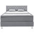 BOXSPRINGBETT 140/200 cm in Grau - Alufarben/Grau, KONVENTIONELL, Holzwerkstoff/Textil (140/200cm) - Elegando BOXSPRINGBETT 140/200 cm in Grau - Alufarben/Grau, KONVENTIONELL, Holzwerkstoff/Textil (140/200cm) - Elegando