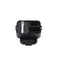 SVAČINOVÝ BOX - černá, Konvenční, plast (18,5/12/6,5cm) - Mepal