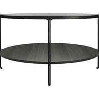 COUCHTISCH Wainwright 79/79/44 cm rund Schwarz  - Schwarz, Design, Holzwerkstoff/Metall (79/79/44cm) - MID.YOU