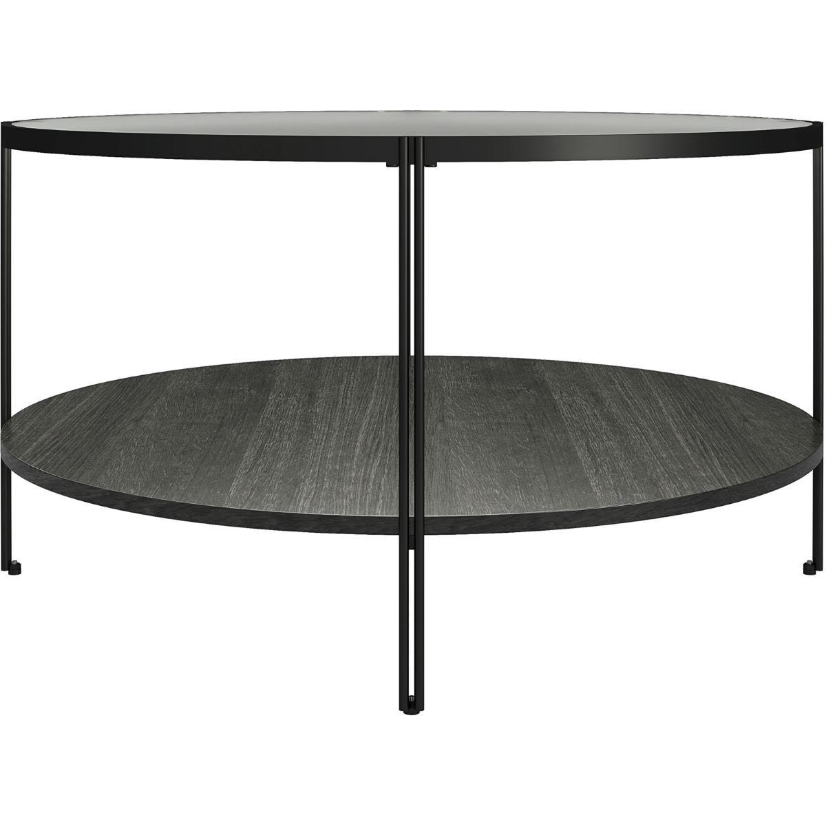 Mid.you Couchtisch Wainwright Schwarz 79x44x79 cm