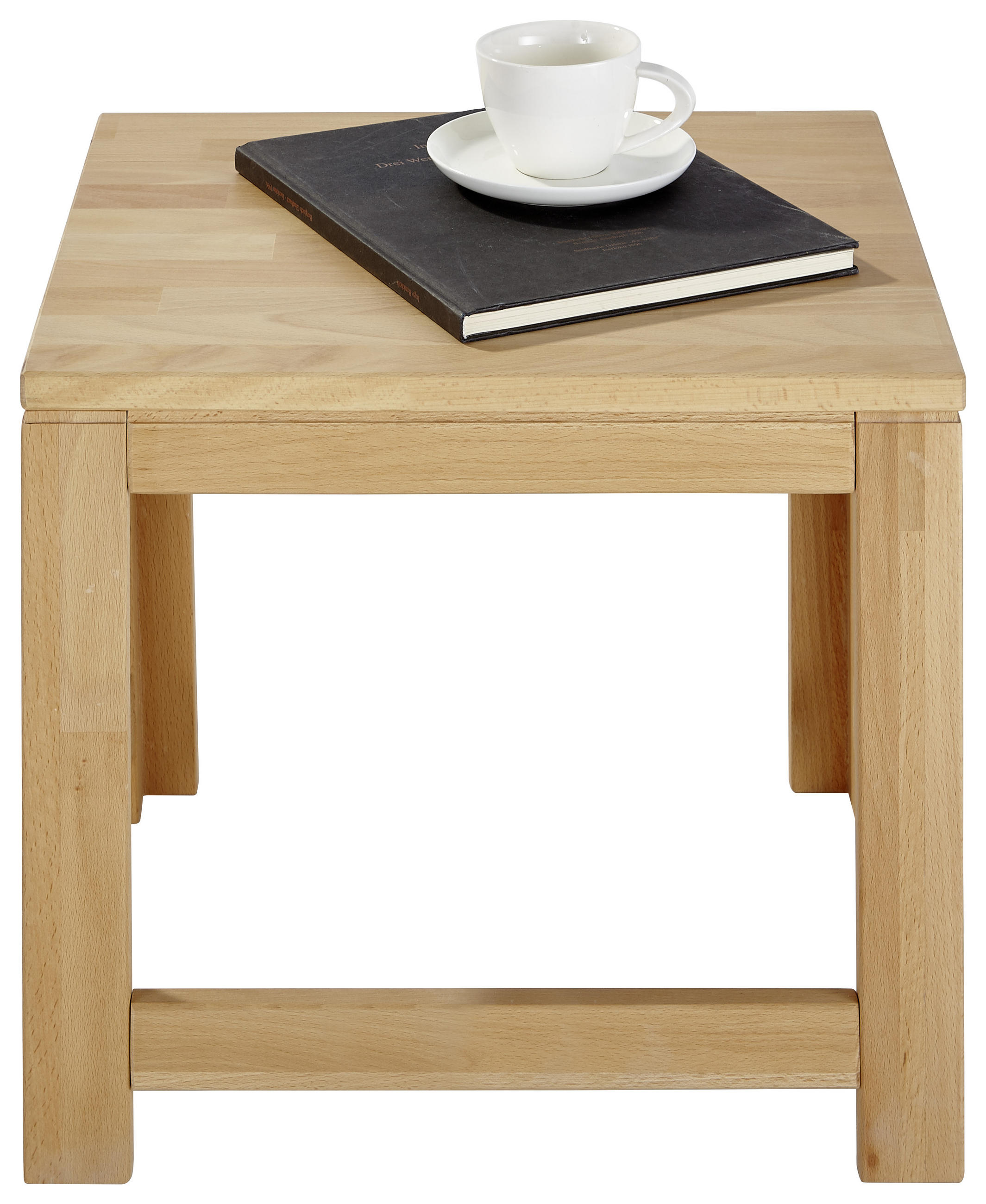 BEISTELLTISCH Buche massiv rechteckig Buchefarben - Buchefarben, KONVENTIONELL, Holz (45/40/38cm) - Linea Natura
