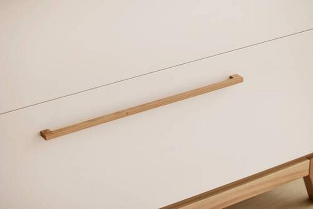 PELENKÁZÓ KOMÓD Stiene  - bézs/tölgyfa, Basics, faalapú anyag (123,30/92,10/57,20cm) - Paidi
