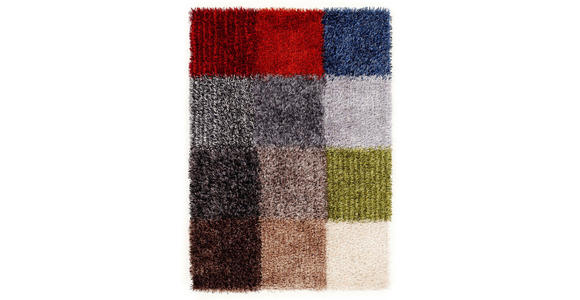 HOCHFLORTEPPICH 65/130 cm Rosemary Luxury Home Shaggy Multicolor  - Multicolor, Basics, Textil (65/130cm) - Novel