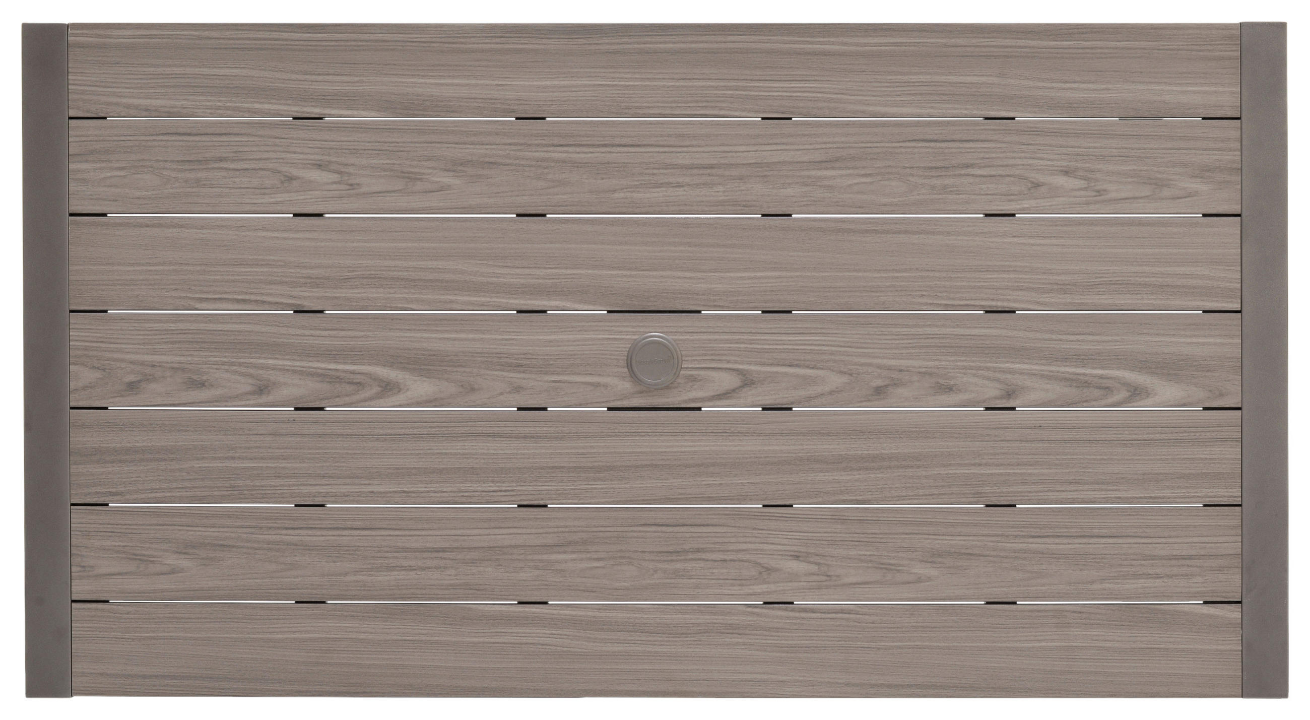 Thumbnail - Ambia Garden Gartentisch, Grau, Metall, Holzwerkstoff, Holzoptik, rechteckig, eckig, 88x74x201 cm, Gartenmöbel, Gartenti...