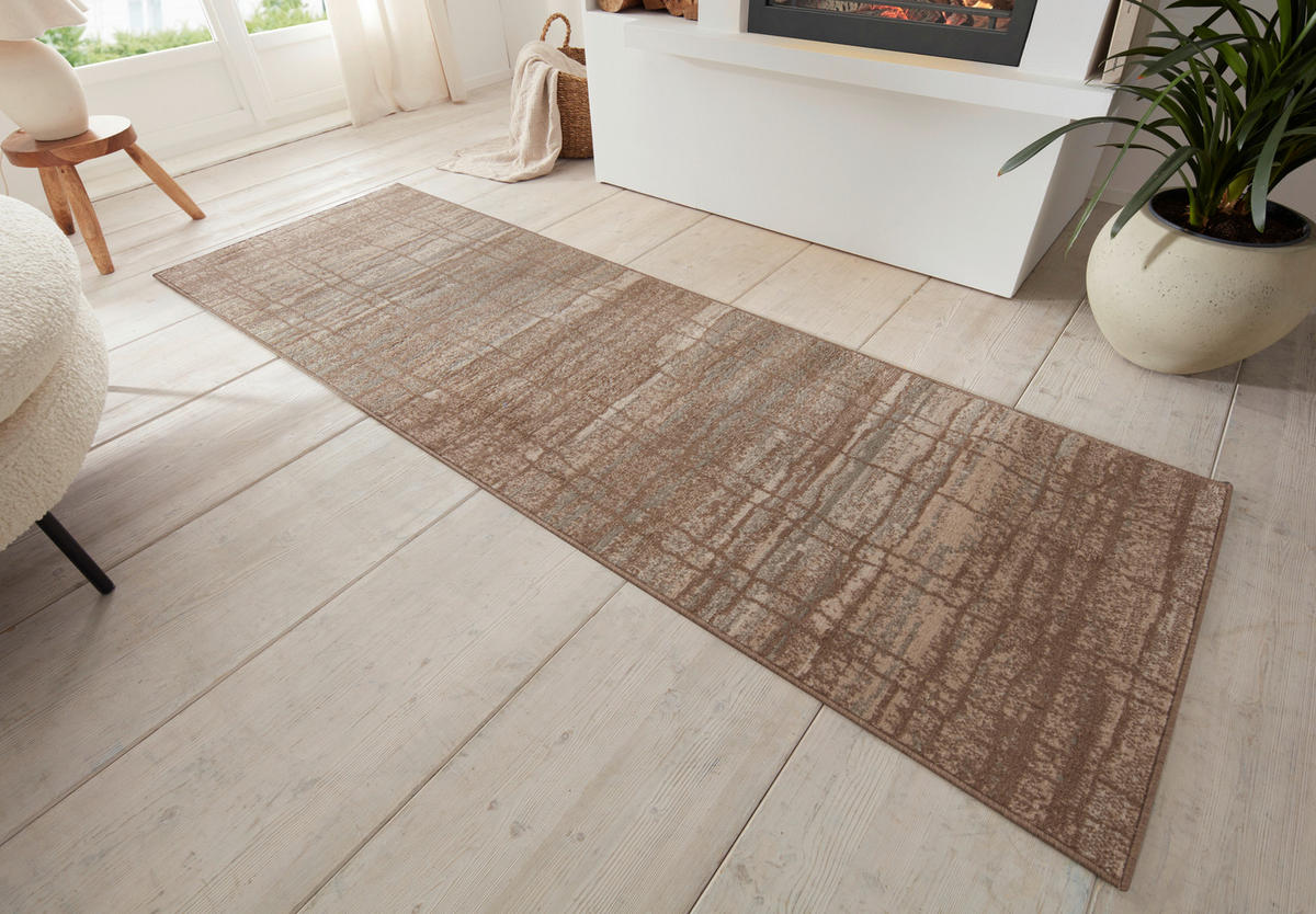 LÄUFER 80/200 cm Terrain  - Beige/Creme, Basics, Kunststoff/Textil (80/200cm) - Hanse Home