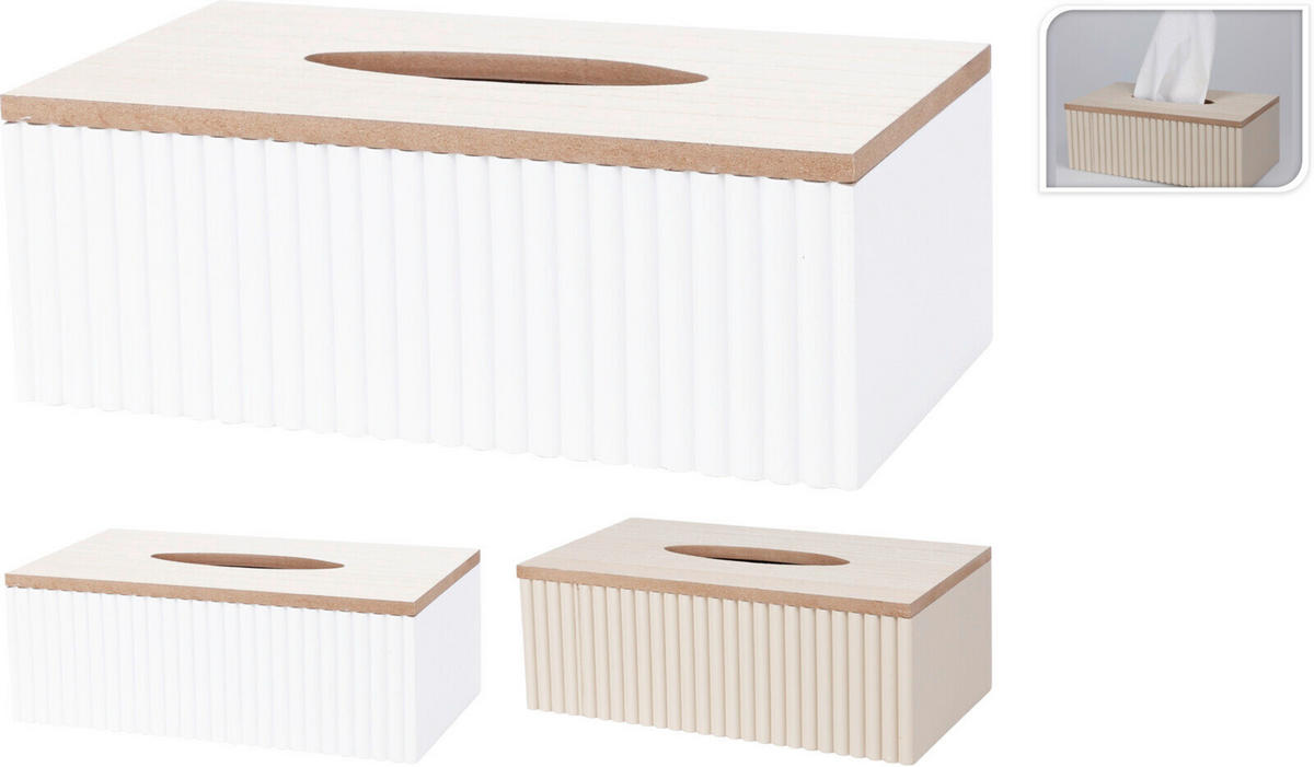 BOX NA KAPESNÍKY vícebarevná - vícebarevná, Basics, kompozitní dřevo (14/25/9cm)