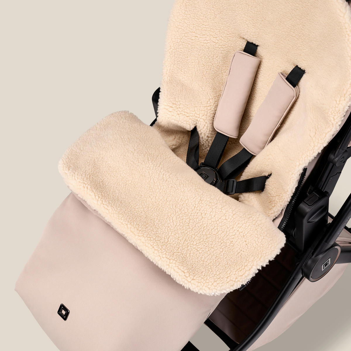 BUGGY-FUßSACK  - Waldgrün, Basics, Textil (40/8/96cm) - Moon