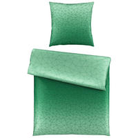 WENDEBETTWÄSCHE Rakka Satin 135/200 cm  - Grün, KONVENTIONELL, Textil (135/200cm) - Novel