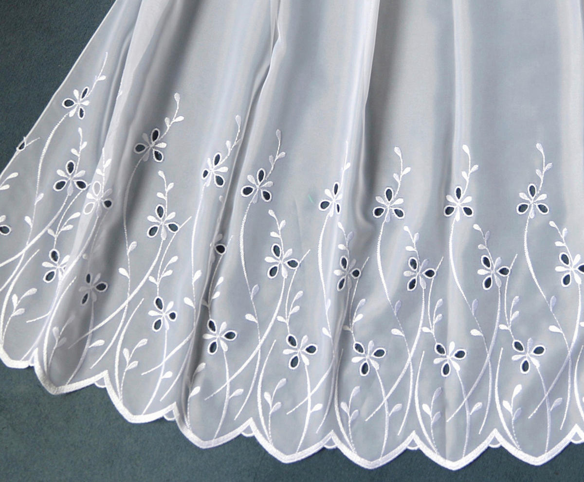 FERTIGSTORE  halbtransparent  600/175 cm   - Weiß, KONVENTIONELL, Textil (600/175cm)