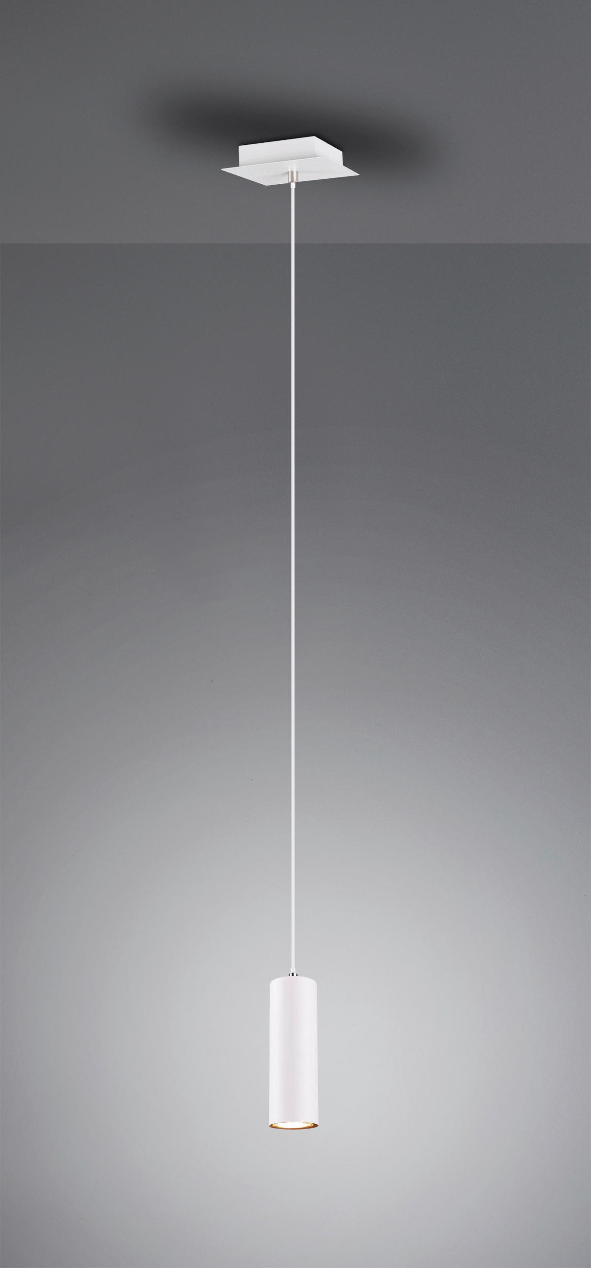 HÄNGELEUCHTE 12/150 cm  - Weiß, Design, Metall (12/150cm) - Trio Leuchten