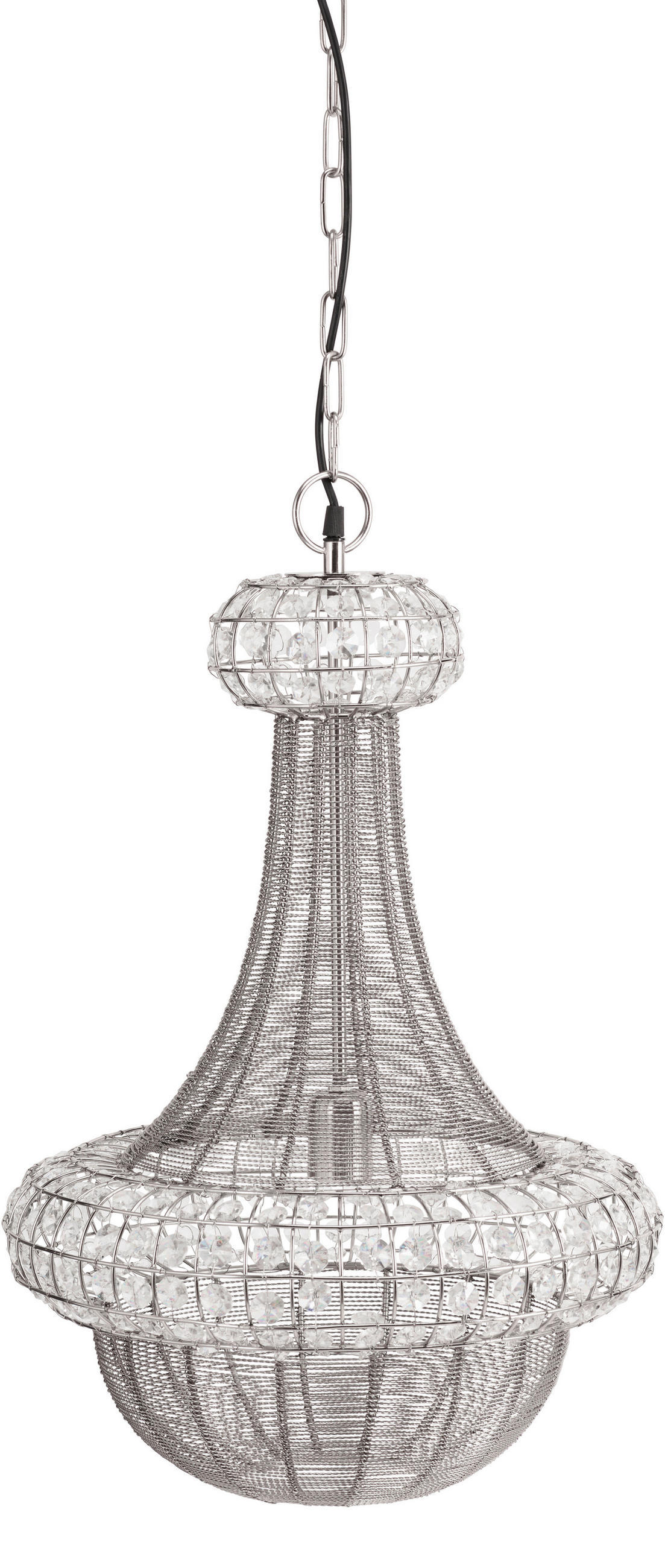KRONLEUCHTER PR Home Saba 42/70/42 cm   - Silberfarben, KONVENTIONELL, Metall (42/70/42cm)