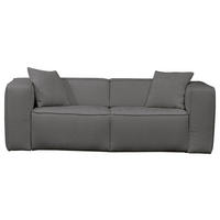 SCHLAFSOFA Chenille Dunkelgrau  - Dunkelgrau/Schwarz, Design, Kunststoff/Textil (227/74/105cm) - Novel