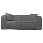 SCHLAFSOFA  in Chenille Dunkelgrau  - Dunkelgrau/Schwarz, Design, Kunststoff/Textil (227/74/105cm) - Novel