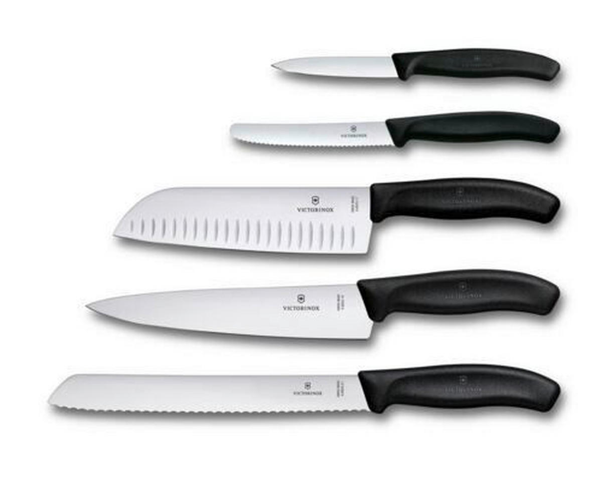 BESTECKEINSATZ - Buchefarben, Basics, Holz - Victorinox