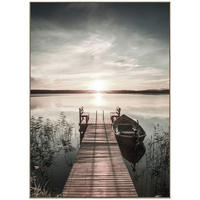 BILD Stege, Wasser  - Multicolor, KONVENTIONELL, Holzwerkstoff (70/50/2cm) - Reinders!