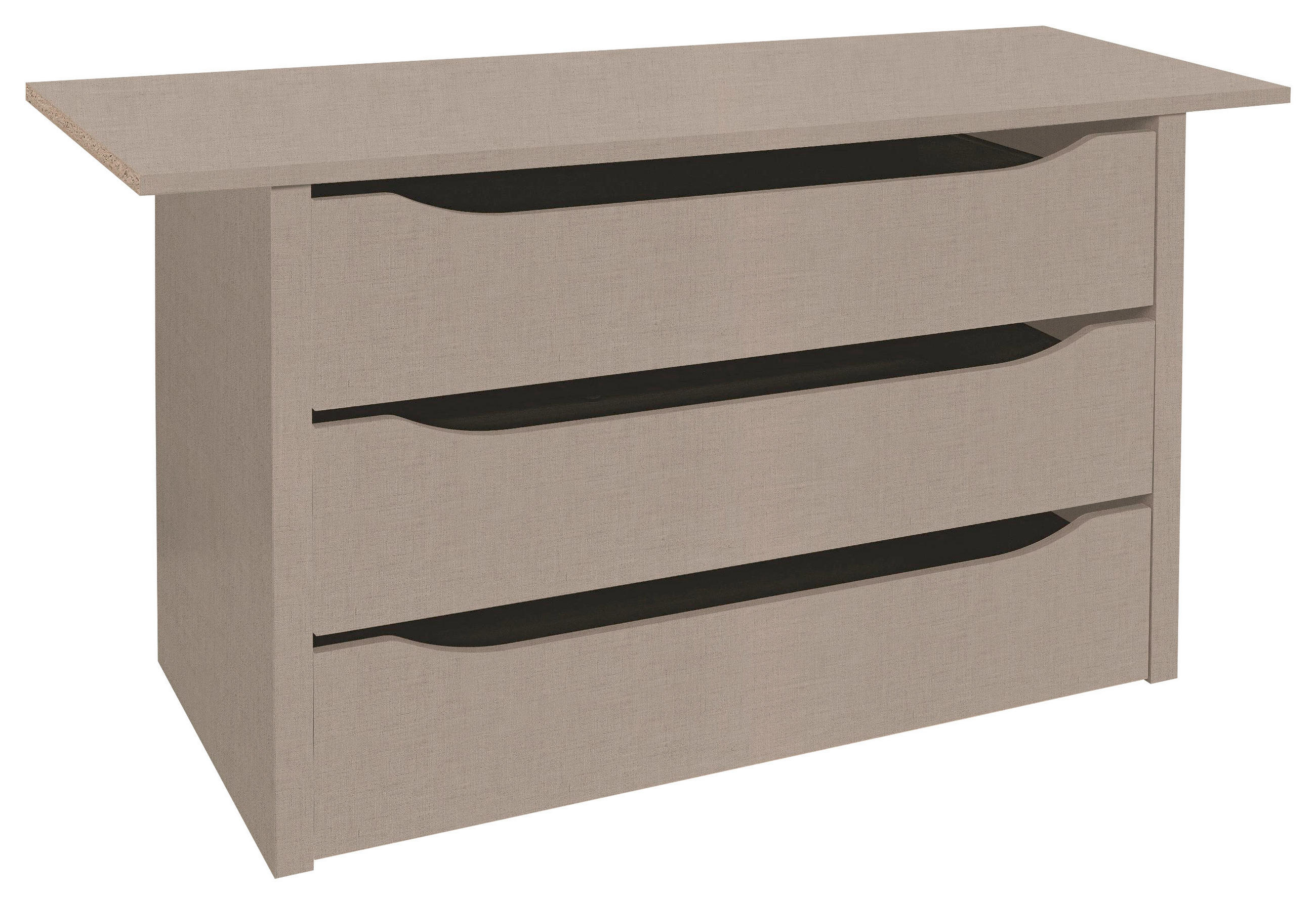 Carryhome Schubkasteneinsatz Grau 111x57x45 cm
