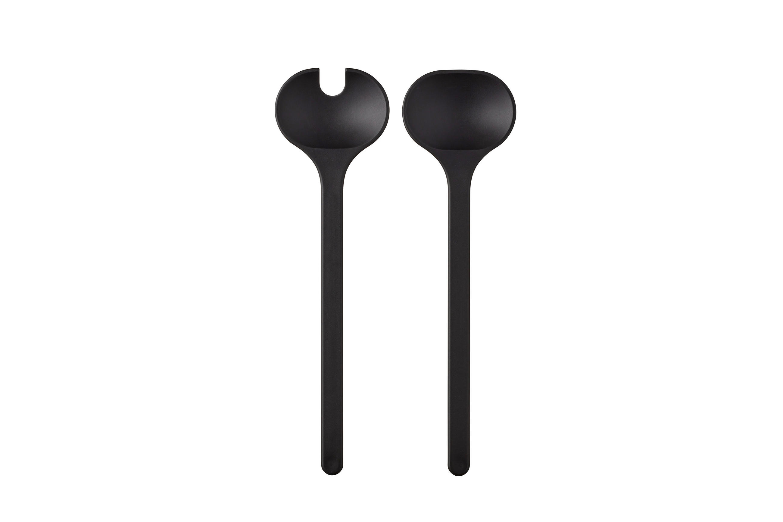 SALATBESTECK Silueta  - Schwarz, KONVENTIONELL, Kunststoff (28,5/7,9/2cm) - Mepal