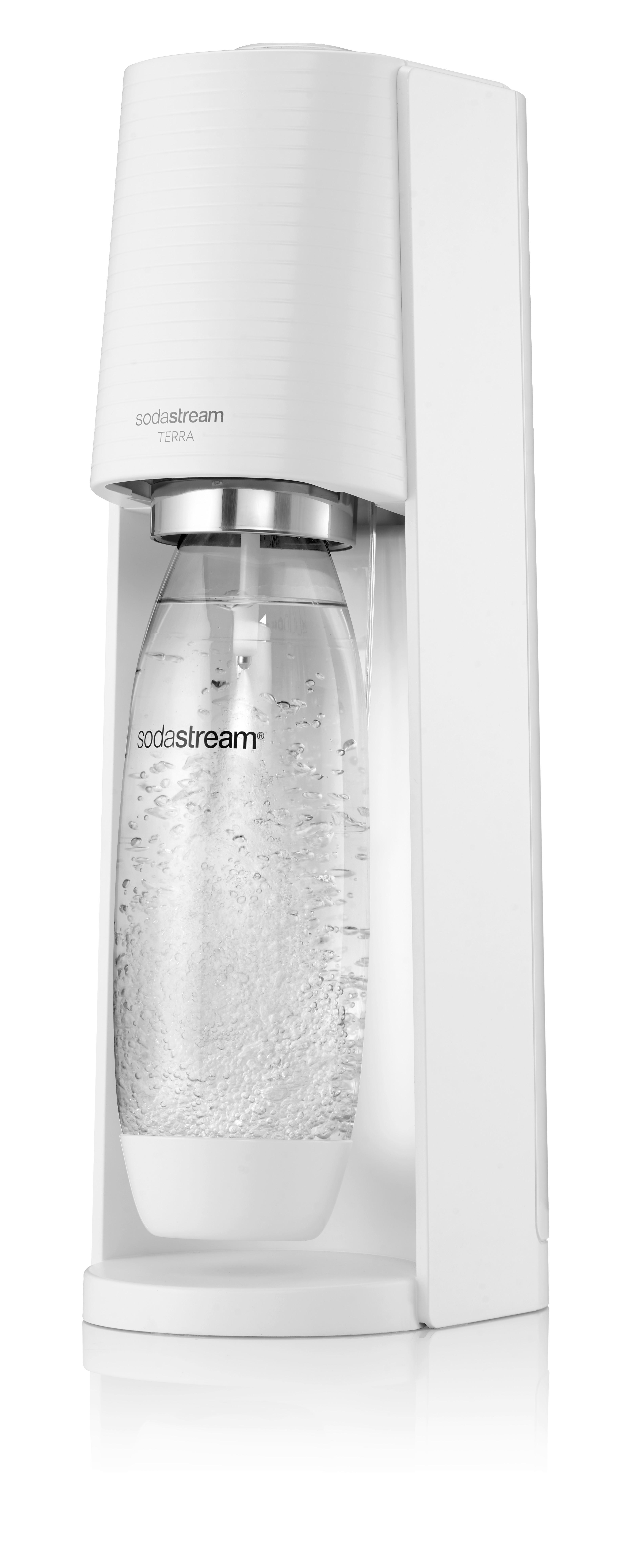 WASSERSPRUDLER Terra  - Weiß, Basics, Kunststoff (19,8/43,7/19,8cm) - SodaStream