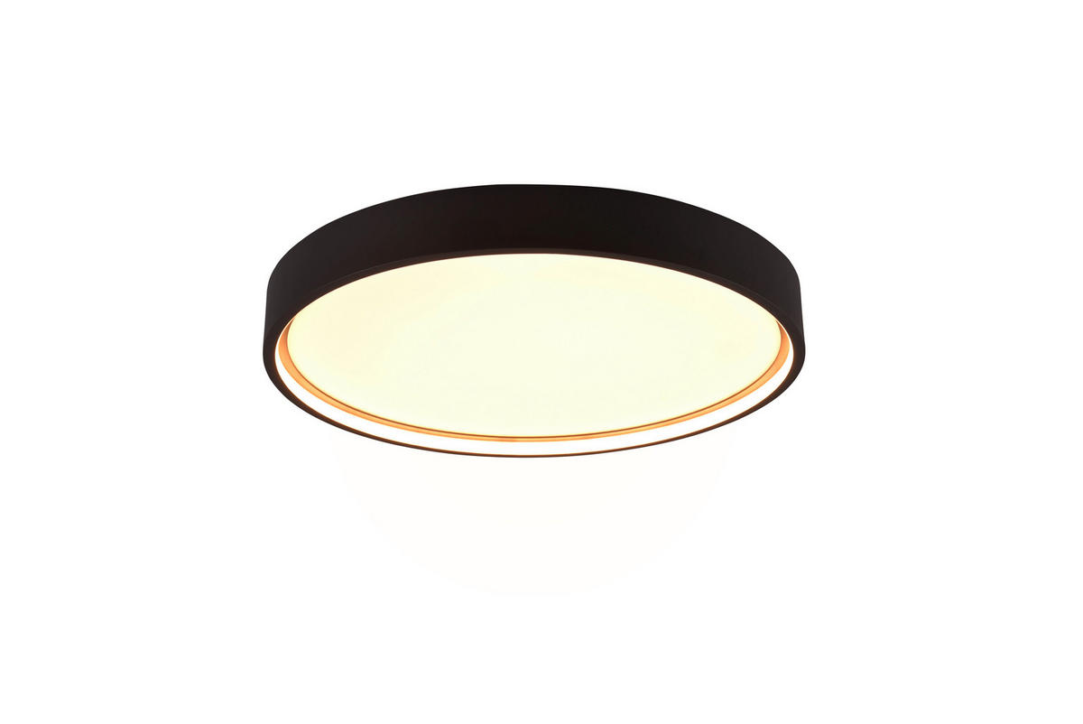 LED-TAKLAMPA Doha 45/5,5 cm  - svart, Basics, metall (45/5,5cm) - Trio Leuchten