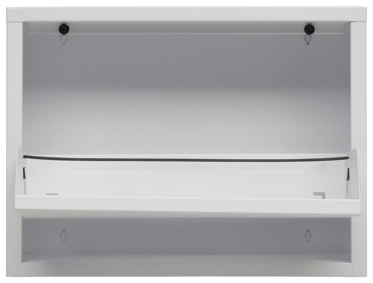 SCHUHKIPPER  in 50/37/15 cm  - Weiß, Basics, Metall (50/37/15cm) - Carryhome