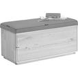 GARDEROBENBANK 90/45/38 cm  - Eichefarben/Anthrazit, Natur, Holz/Textil (90/45/38cm) - Waldwelt