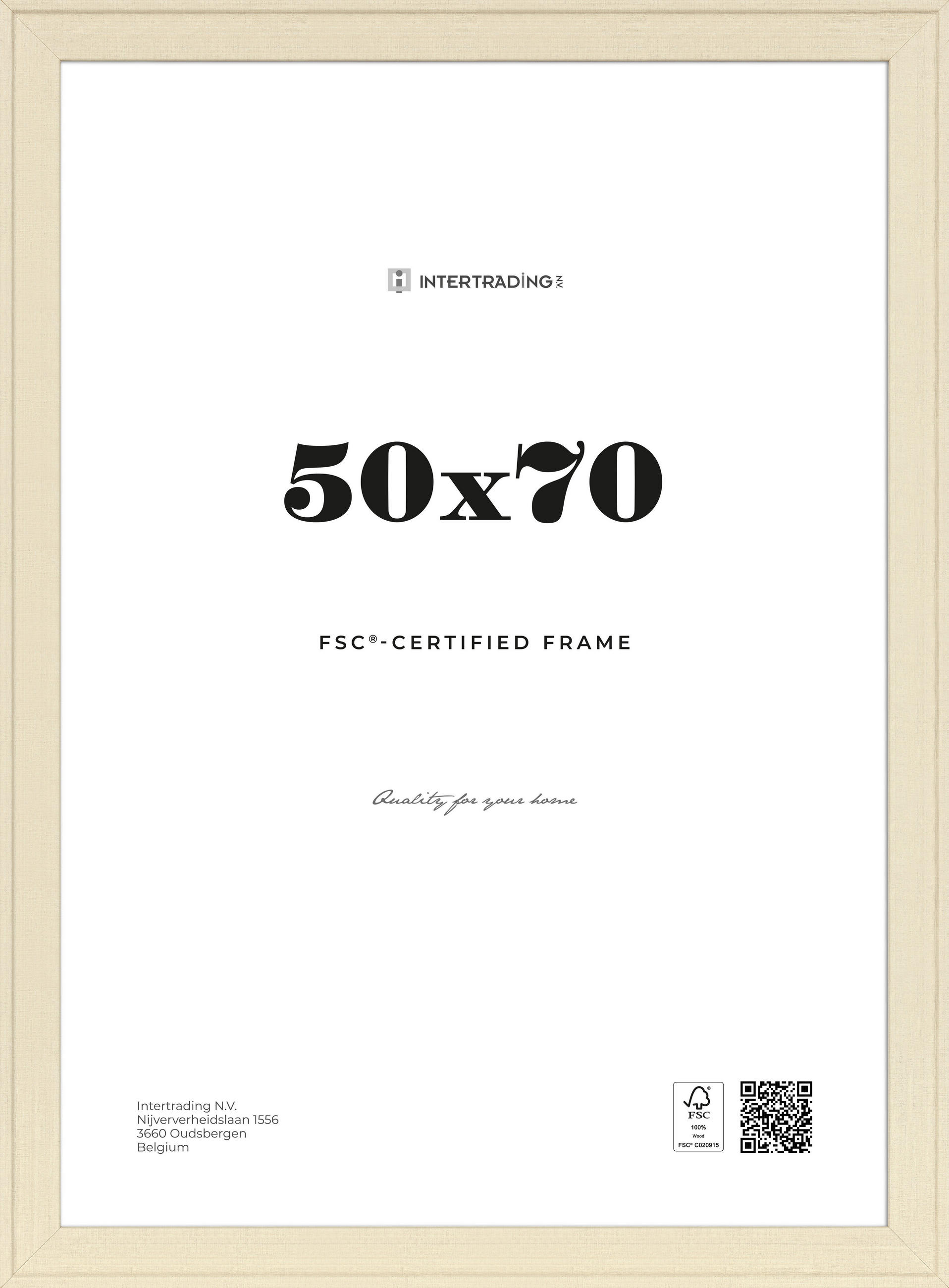 BILDERRAHMEN 56,2/1,6/76,2 cm  - Beige, Basics, Holzwerkstoff (56,2/1,6/76,2cm)