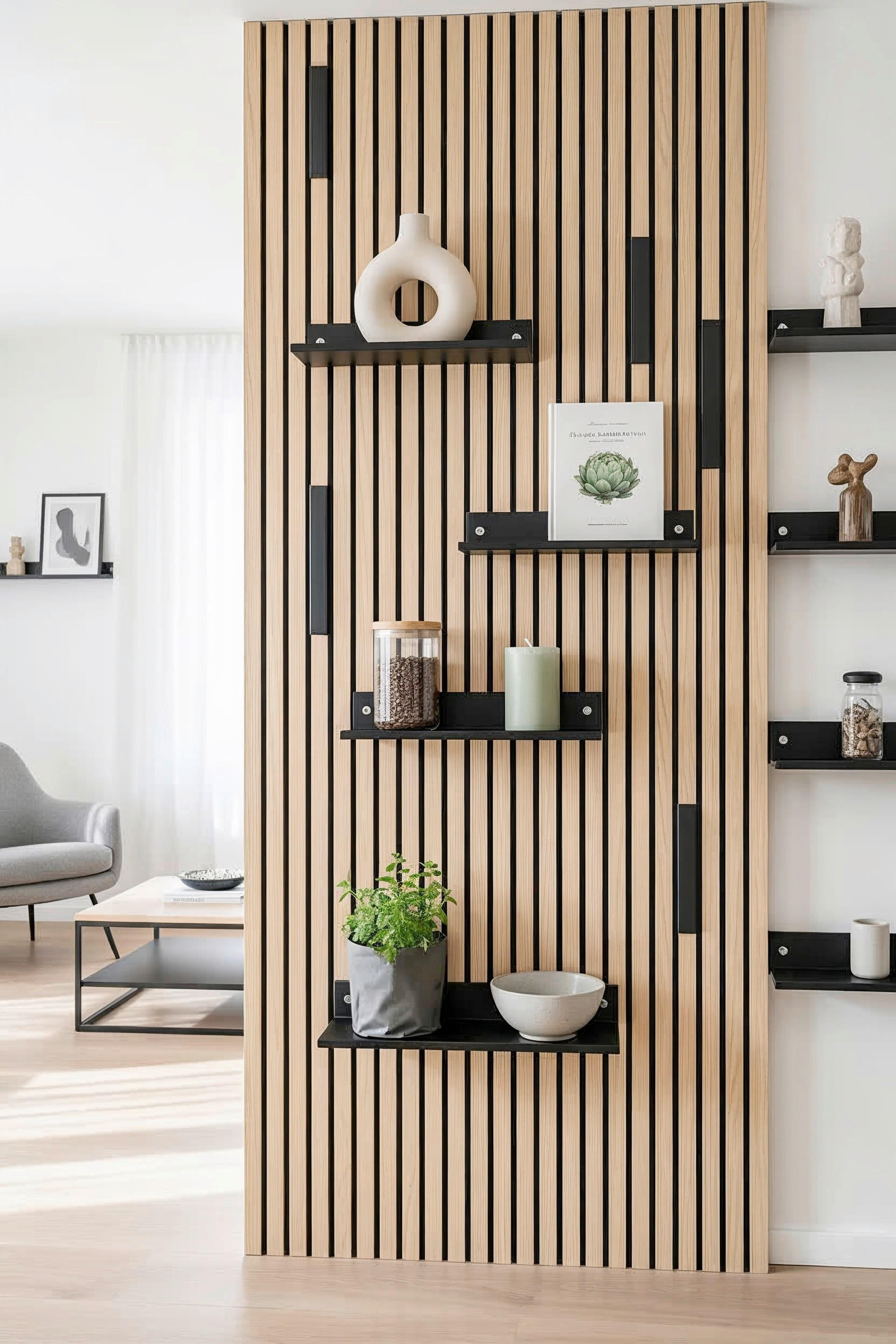 AKUSTIKPANEEL  - Schwarz, Basics, Metall (28/13,5/1,6cm)