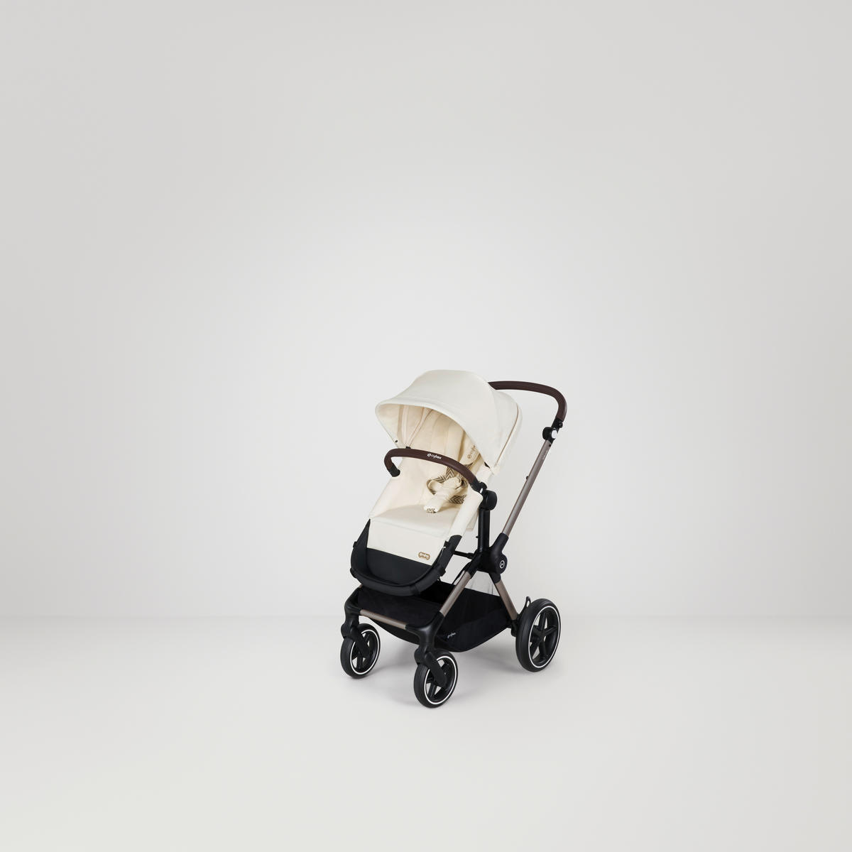 KOMBIKINDERWAGEN Eos Lux  - Beige/Silberfarben, Basics, Textil/Metall (85/61/116cm) - Cybex