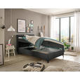 BOXBETT 120/200 cm  in Anthrazit  - Anthrazit, Basics, Holzwerkstoff/Textil (120/200cm) - Xora