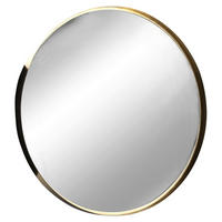 WANDSPIEGEL 111/111/7 cm    - Goldfarben, Design, Glas/Metall (111/111/7cm)