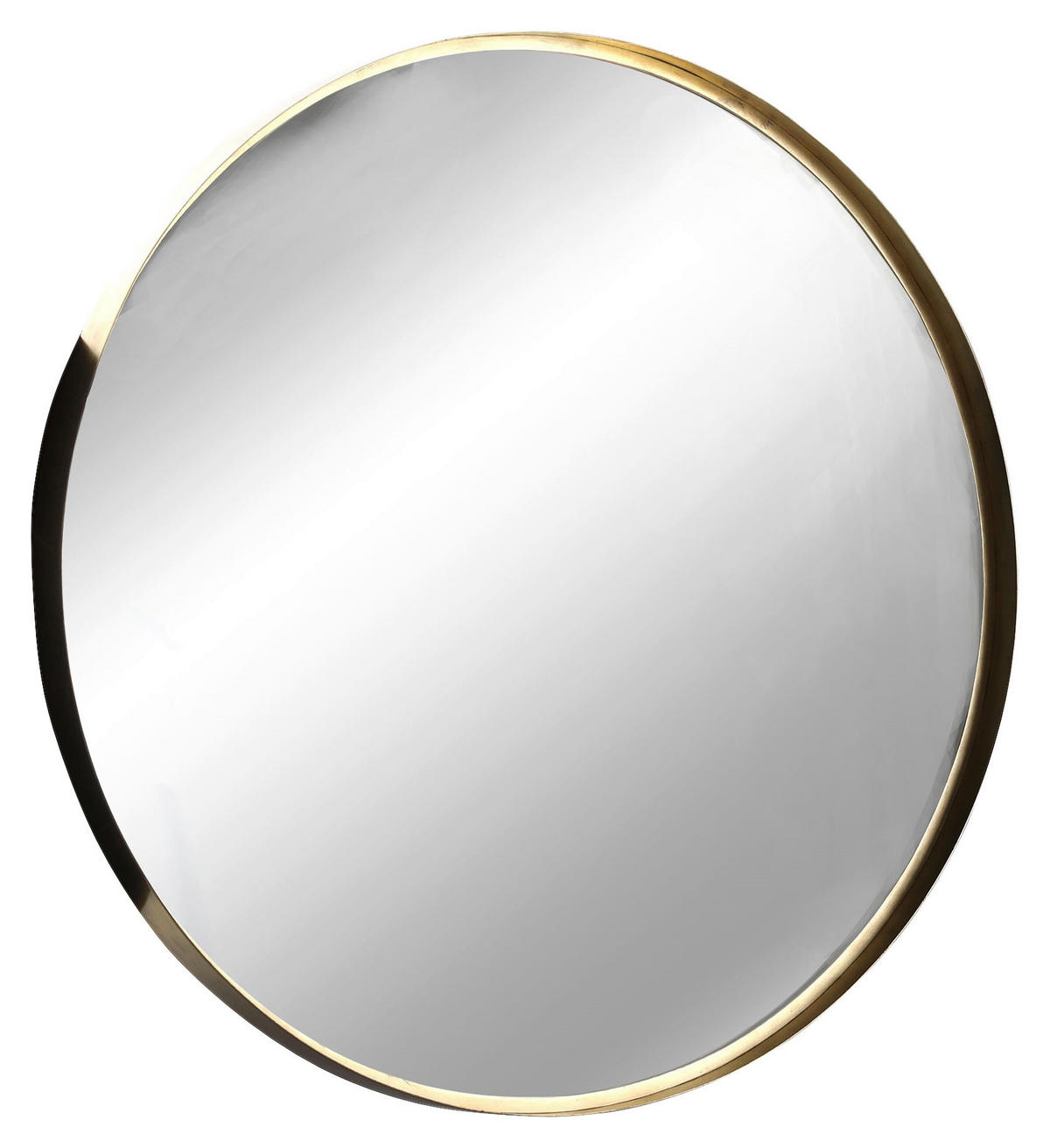 WANDSPIEGEL 111/111/7 cm    - Goldfarben, Design, Glas/Metall (111/111/7cm)