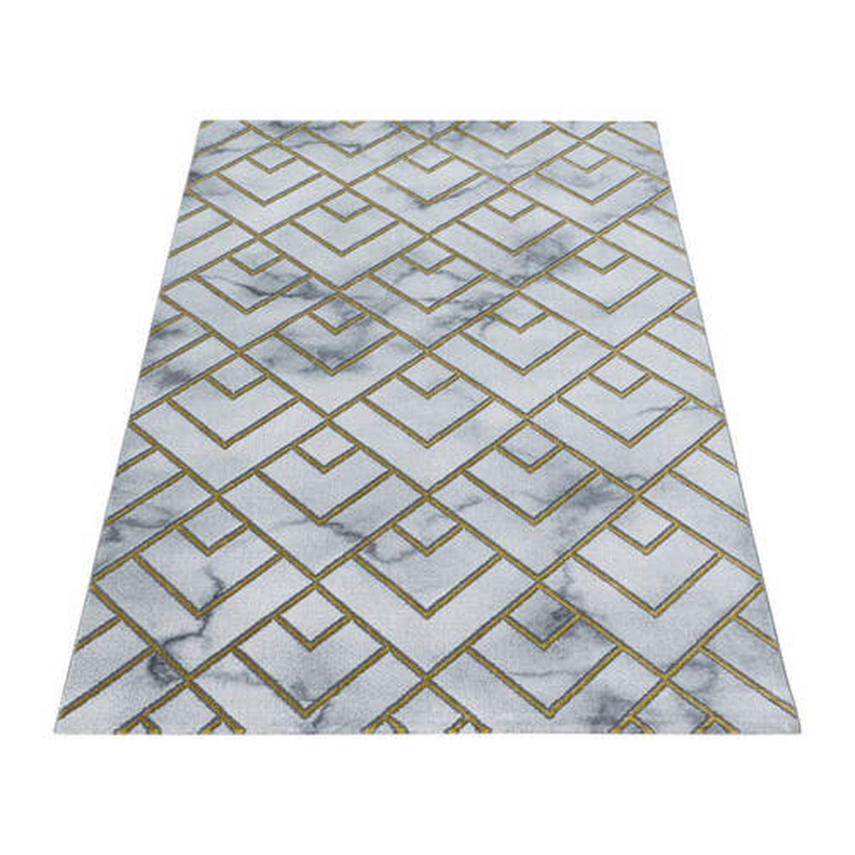 GOLVLÖPARE 80/250 cm Naxos 3813 Gold  - guldfärgad, Design, textil (80/250cm)
