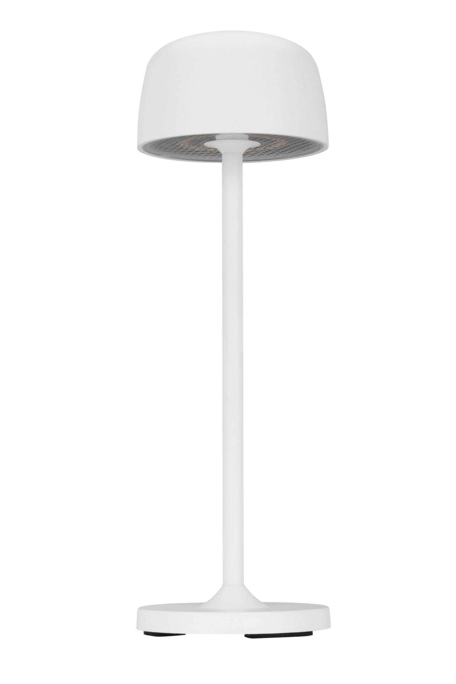 Novel Akku-Tischleuchte Las Vegas Transparent 24 cm