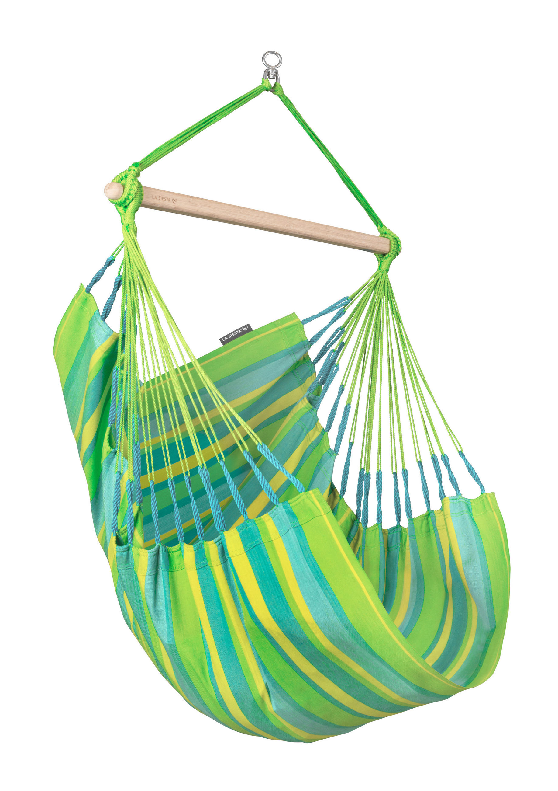 La Siesta Hängesessel Basic Outdoor Gelb, Grün, Hellgrün 90x145x140 cm