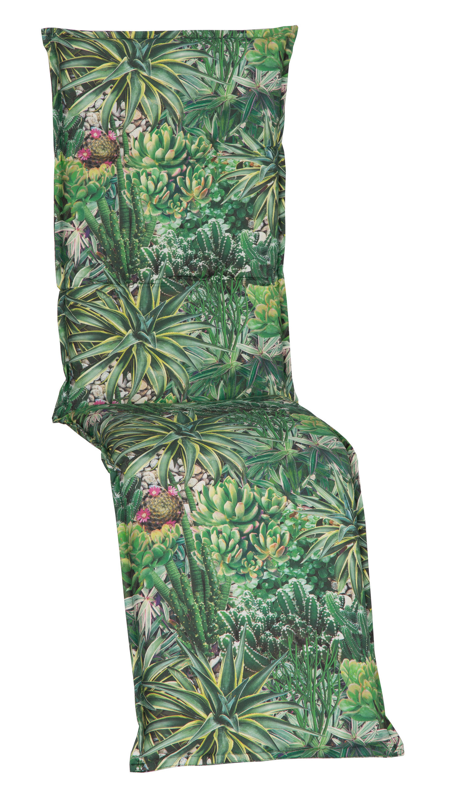 Gardenson Relaxsesselauflage Grün 46x8x170 cm
