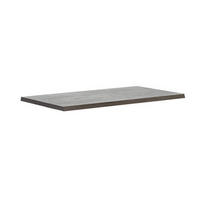 TISCHPLATTE Eiche massiv Grau, Eichefarben  - Eichefarben/Grau, Design, Holz (190/100/6cm) - Waldwelt