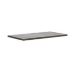 TISCHPLATTE Eiche massiv Grau, Eichefarben  - Eichefarben/Grau, Design, Holz (190/100/6cm) - Waldwelt
