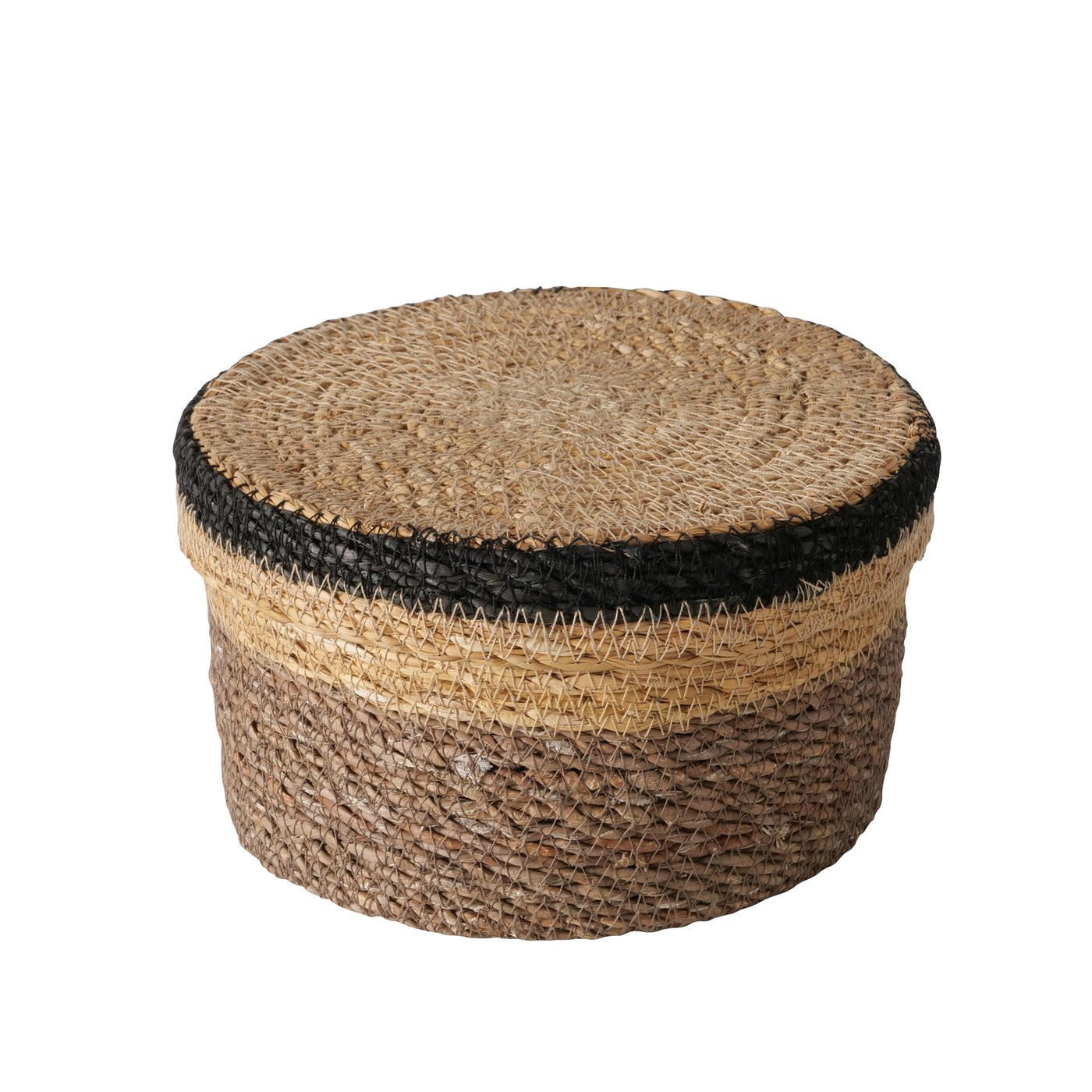 DEKOKORB - Schwarz/Braun, Basics, Naturmaterialien (20/12cm)