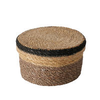 DEKOKORB - Schwarz/Braun, Basics, Naturmaterialien (20/12cm)