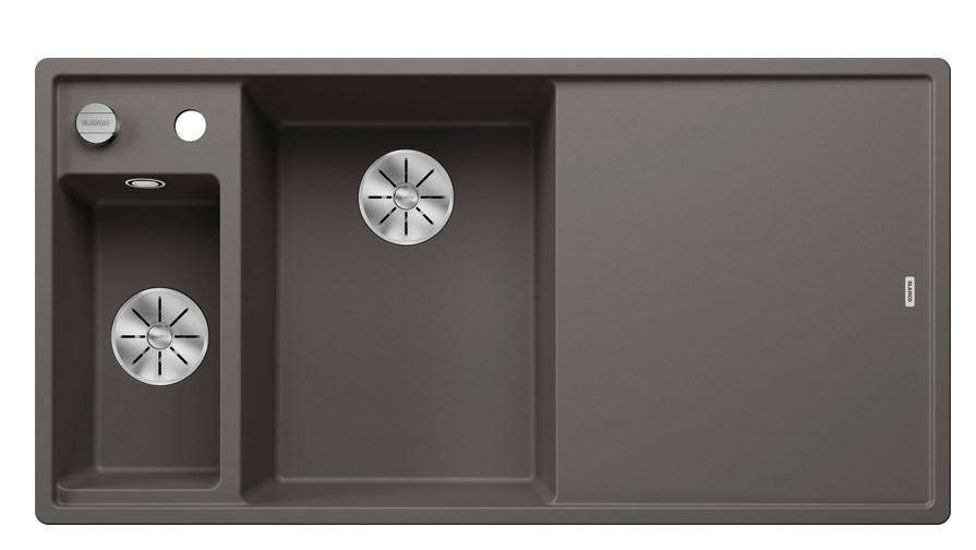SPÜLE Axia III  - Grau, Basics, Holz/Stein (100/19/51cm) - Blanco